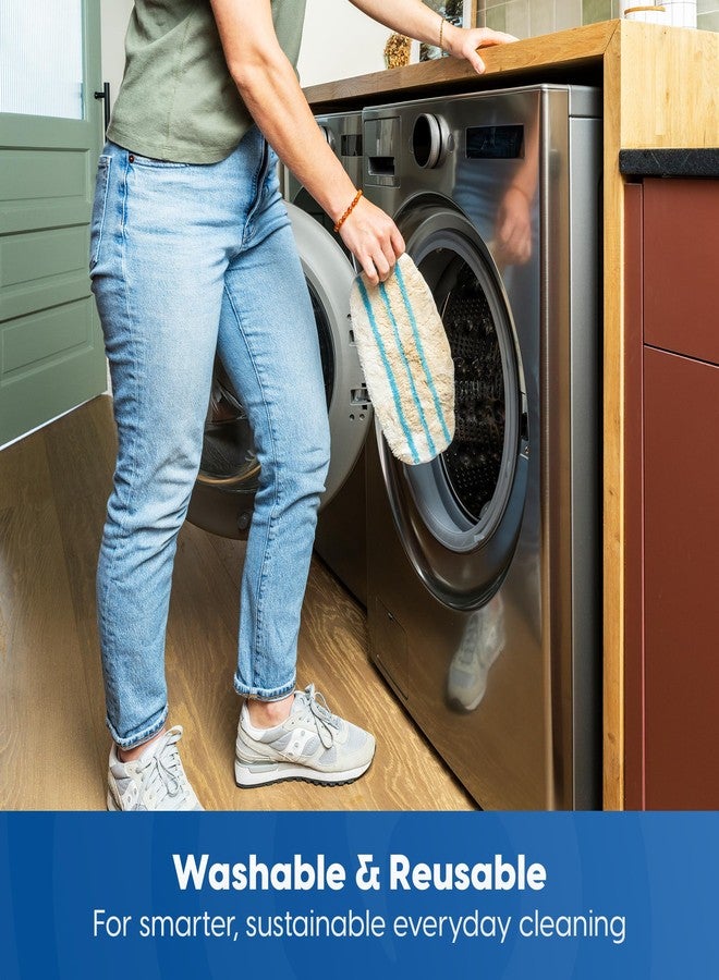 Vacmaster 952779 Microfiber & Washable Replacement Mop Pads, 4 pack, for SMF1501 2-in-1 Steam Mop - Image 4